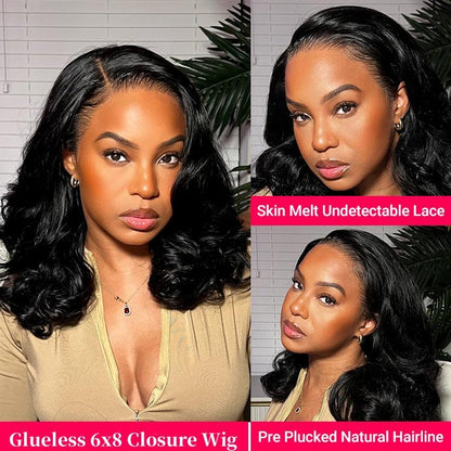 🔥Undetectable HD Lace Body Wave Wig – Glueless, Natural Hairline, Beginner Friendly