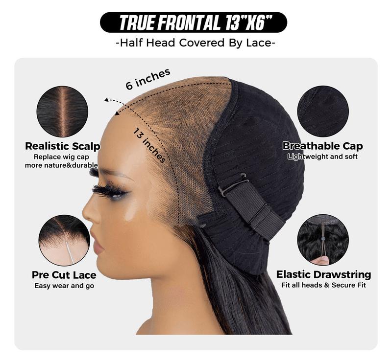 ⚡Sale Happening Now: 50% OFF – 🌷Pre-Cut Lace Wig · Seamless Natural Blend