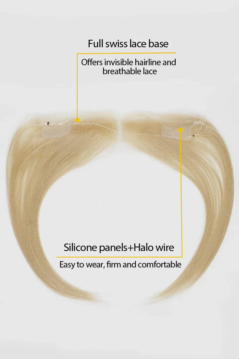Aurora Hair Hairline Topper: Breathable Lace|Halo Wire|Natural Look Dark Blonde #27